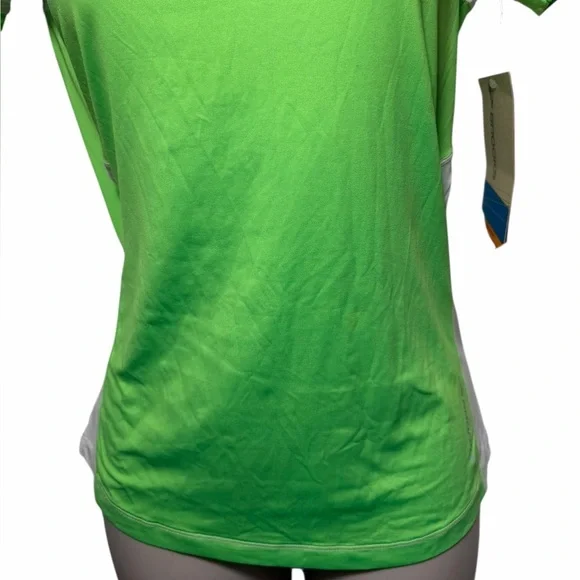 Brooks nightlife equilibrium High Visibility Running T-shirt women small - Picture 4 of 14